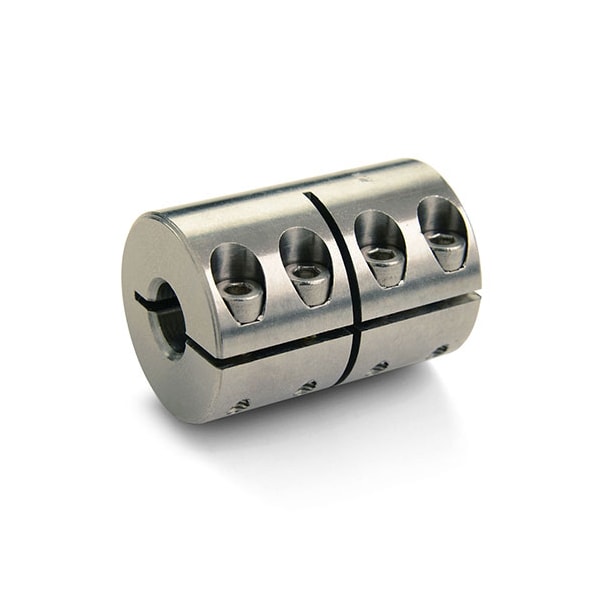 Rigid Coupling, One-Piece, Bores 0.875x0.750", Stainless, OD 1 5/8"